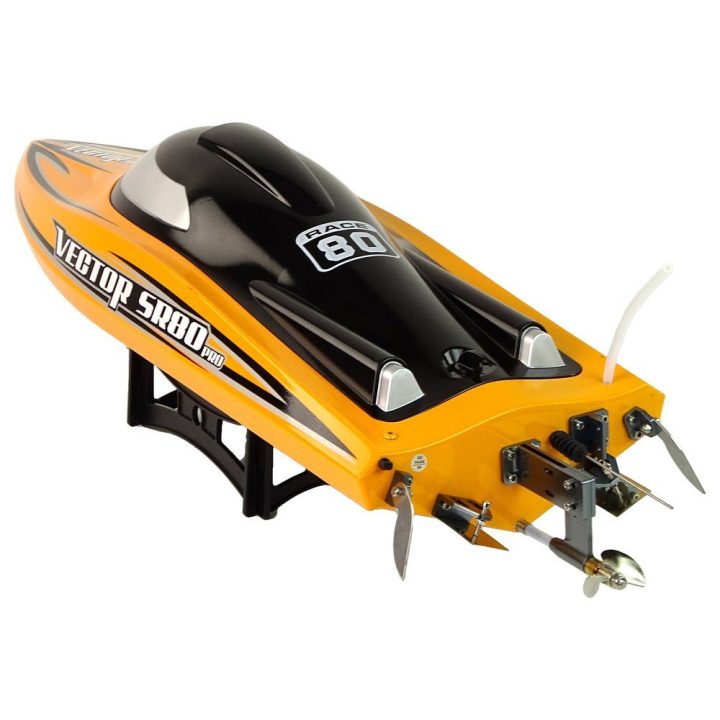 Vaikiška motorinė valtis 80 cm SR 80 PRO geltona