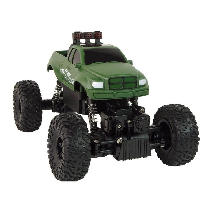 Vaikiškas nuotolinio valdymo automobilis 1:18 žalias