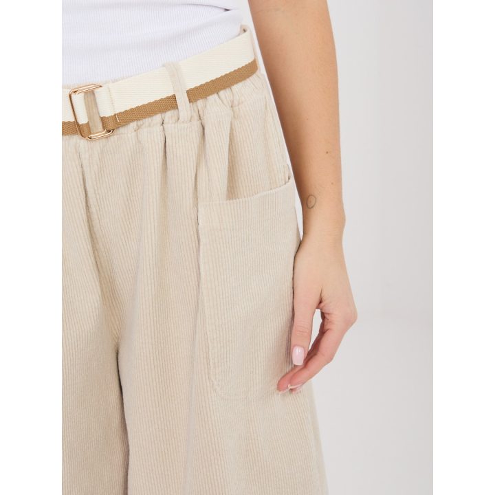 Moteriškos kelnės one size smėlio spalvos