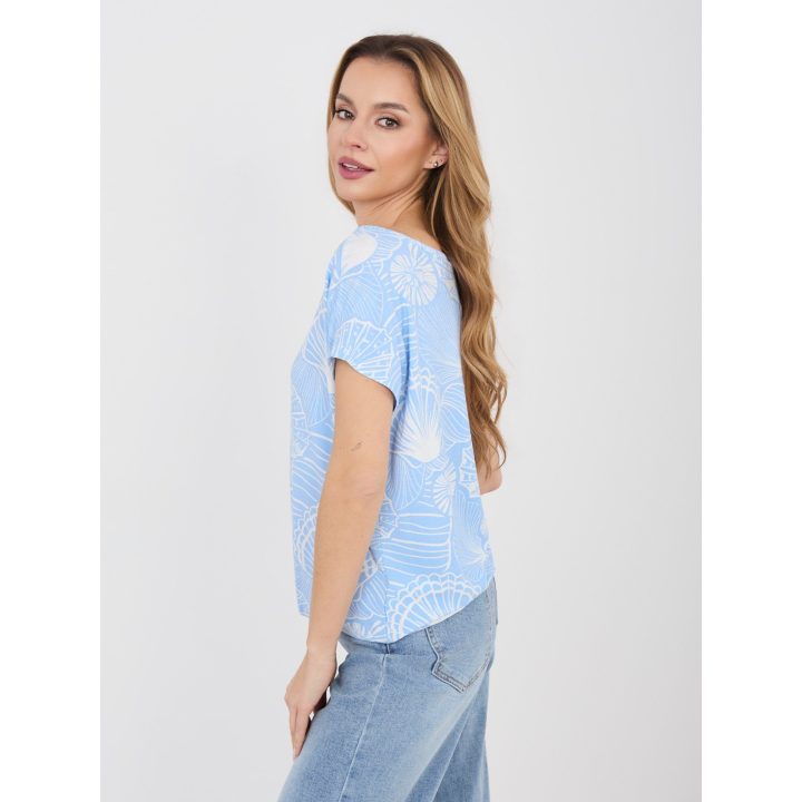 T-shirt-D12110M02646F-jasny niebieski