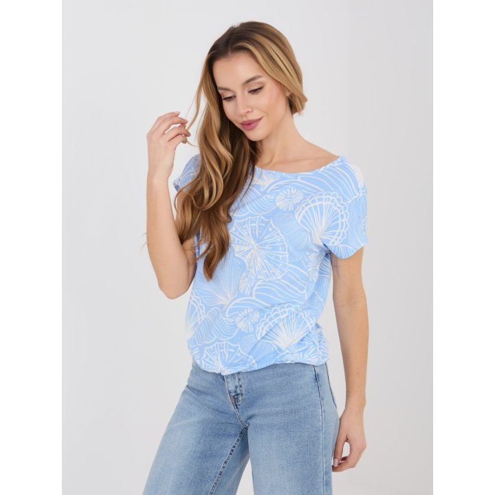 T-shirt-D12110M02646F-jasny niebieski