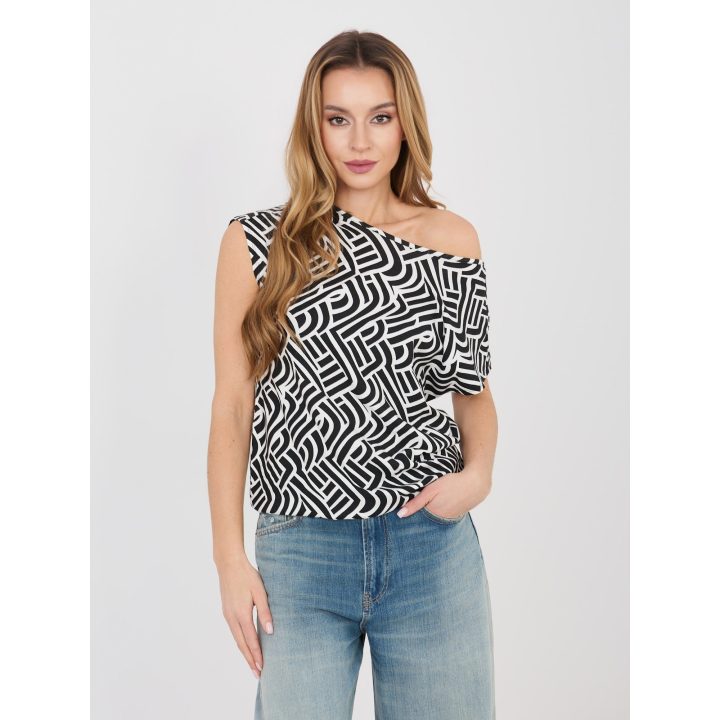 T-shirt-D12110M02646E-czarny