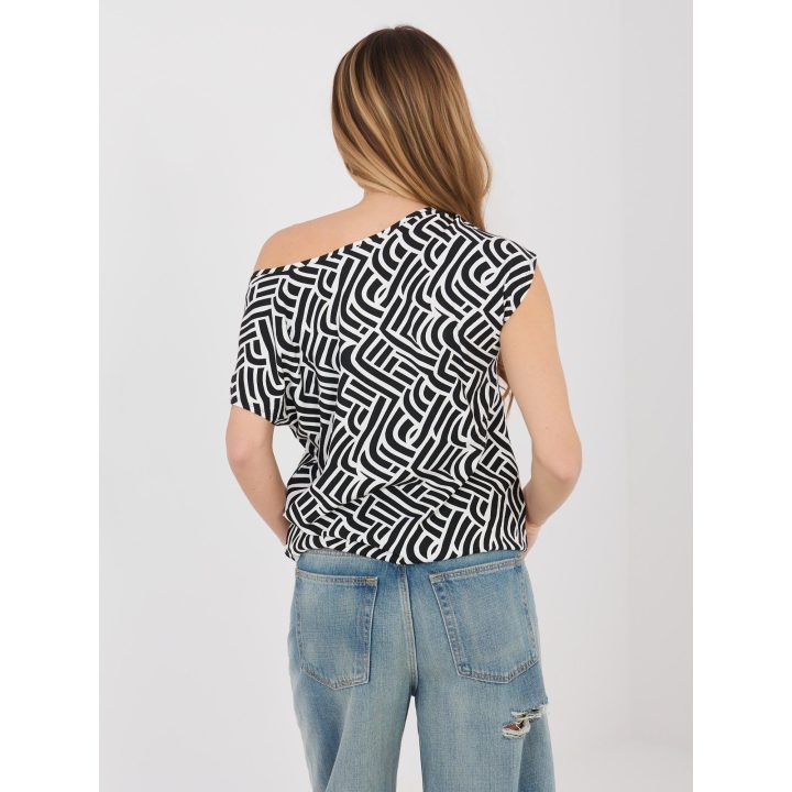 T-shirt-D12110M02646E-czarny