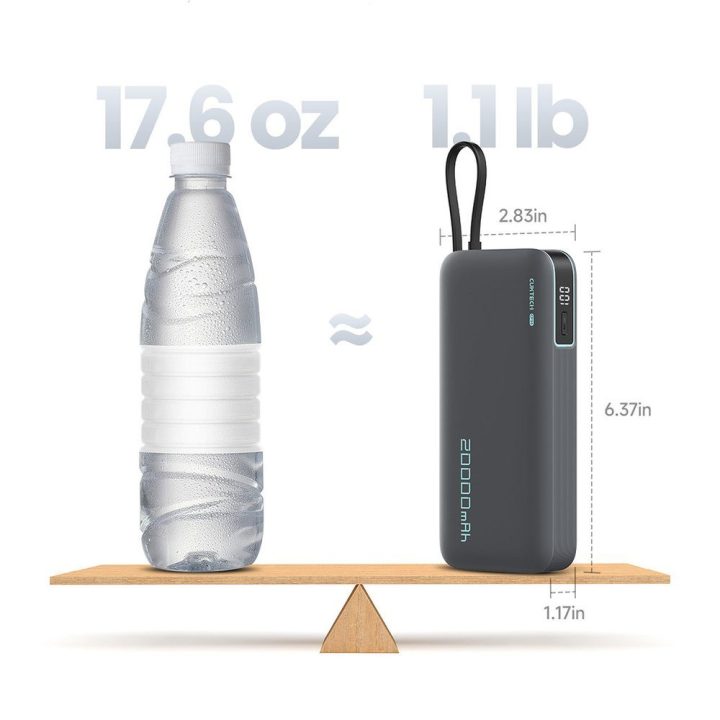 Powerbankas 55W 20000 mAh su USB‑C laidu Cuktech