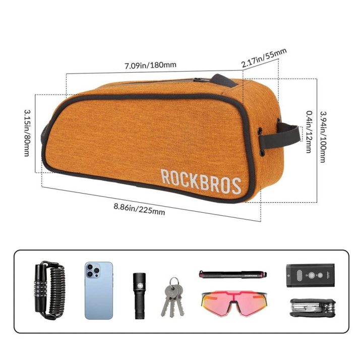 Rėminis krepšys oranžinis 0,7 l Rockbros