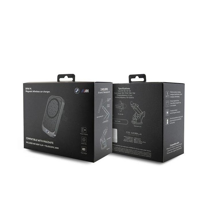 Automobilinis telefono laikiklis 15W MagSafe, juodas BMW