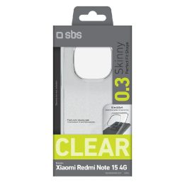 Dėklas Xiaomi Redmi Note 15 4G plonas skaidrus TPU SBS