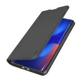 Telefono dėklas knygutės tipo su kortelių skyriumi juodas SBS