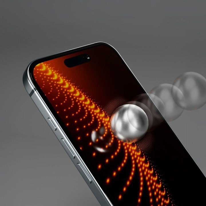 Stiklas D3O su aplikatoriumi iPhone 13/13 Pro/14/16e/17e SBS