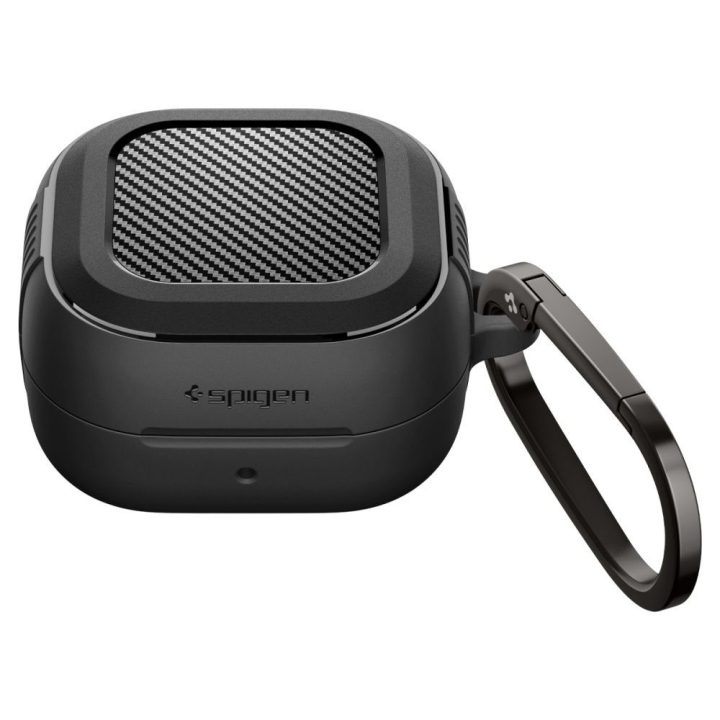 Dėklas Galaxy Buds 4/4 Pro, TPU, matinė juoda Spigen