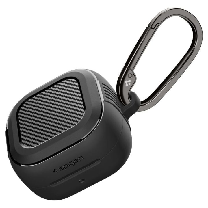 Dėklas Galaxy Buds 4/4 Pro, TPU, matinė juoda Spigen