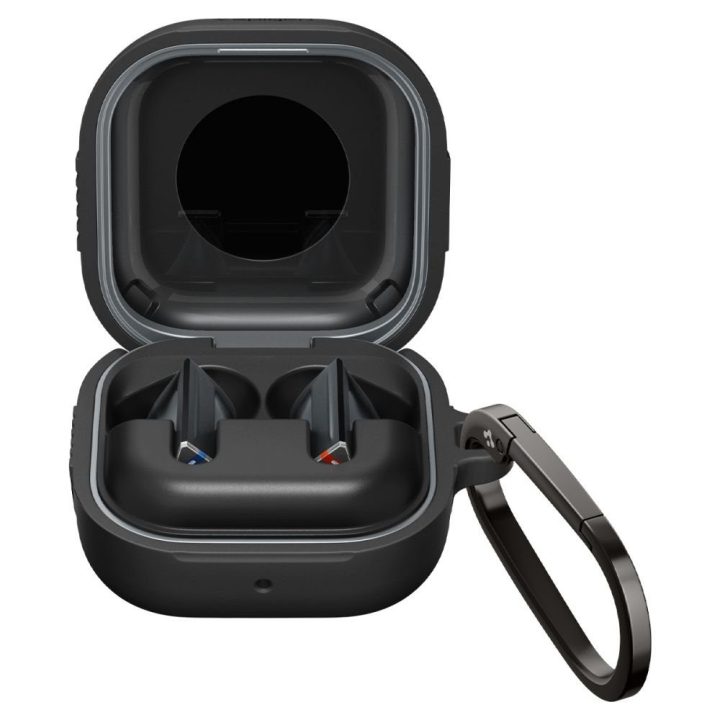 Dėklas Galaxy Buds 4/4 Pro, TPU, matinė juoda Spigen