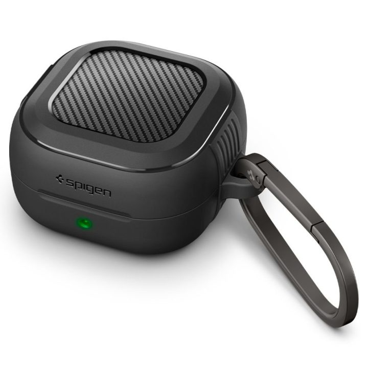 Dėklas Galaxy Buds 4/4 Pro, TPU, matinė juoda Spigen