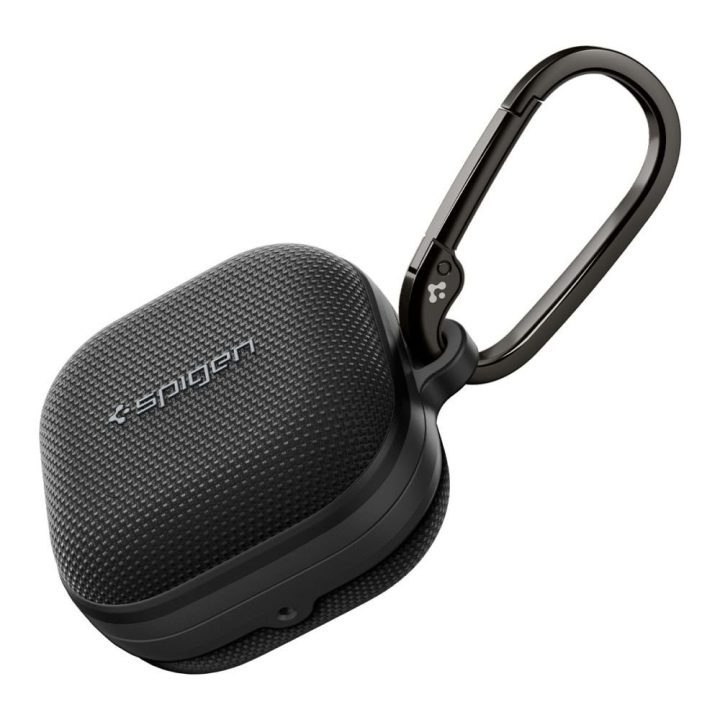 Ausinių dėklas suderinamas su Galaxy Buds 4 juodas Spigen