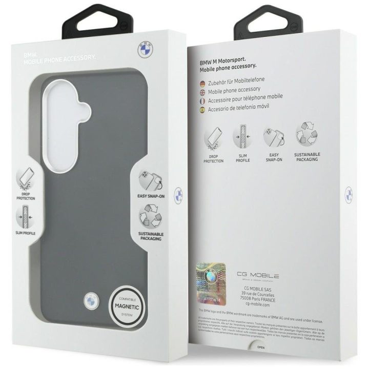 Dėklas Samsung Galaxy S26 MagSafe suderinamas juodas BMW