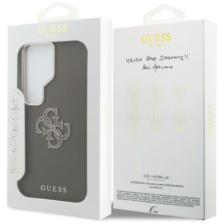 Dėklas Samsung Galaxy S26 Ultra rudas Guess