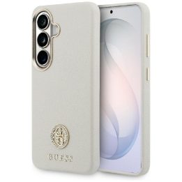 Telefono dėklas MagSafe suderinamas smėlio spalvos Guess