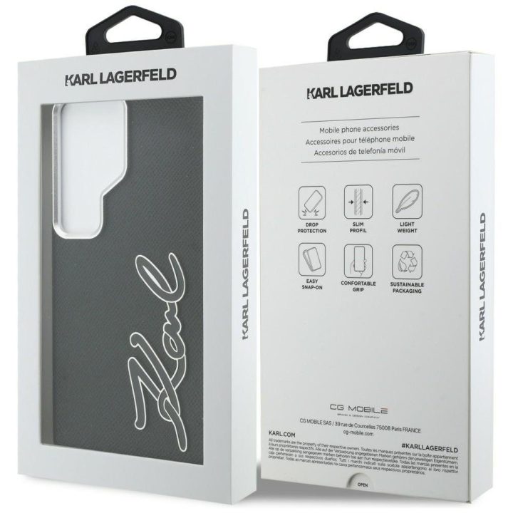 Telefono dėklas juodas Galaxy S26 Ultra Karl Lagerfeld