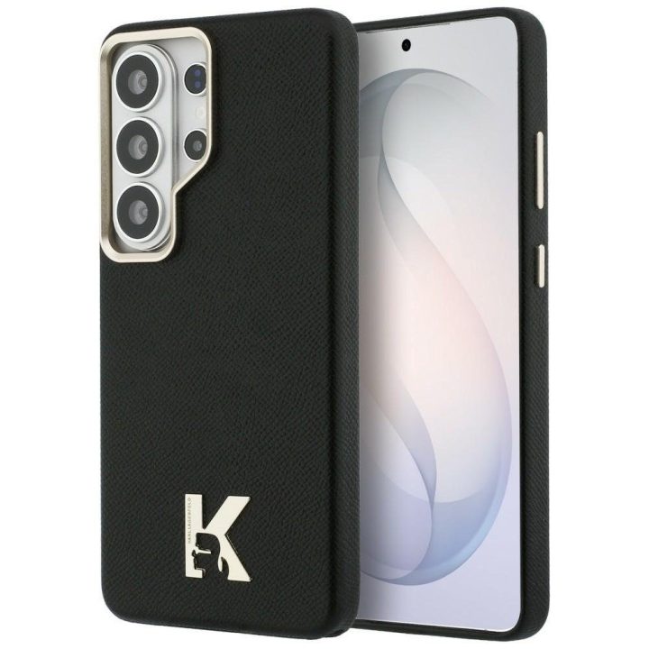 Dėklas MagSafe suderinamas Samsung Galaxy S26 Ultra, juodas Karl Lagerfeld