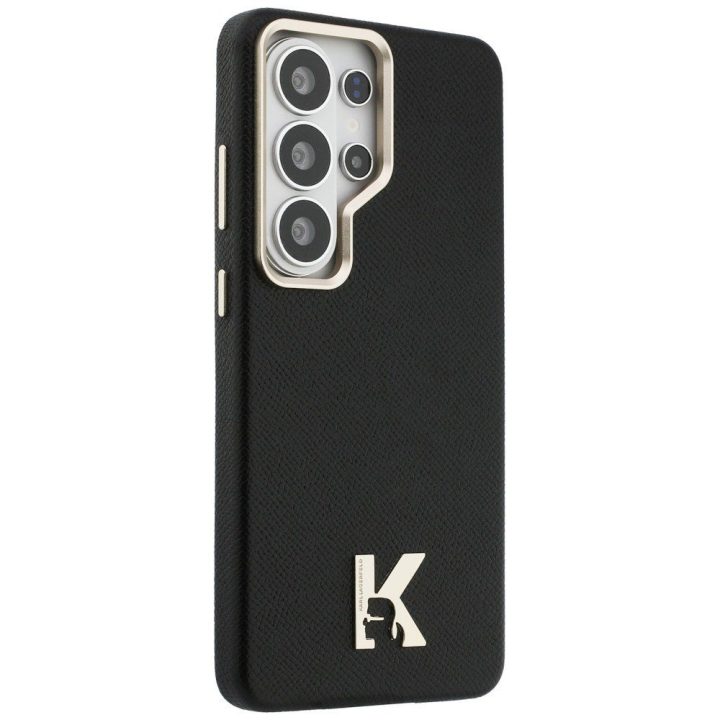 Dėklas MagSafe suderinamas Samsung Galaxy S26 Ultra, juodas Karl Lagerfeld