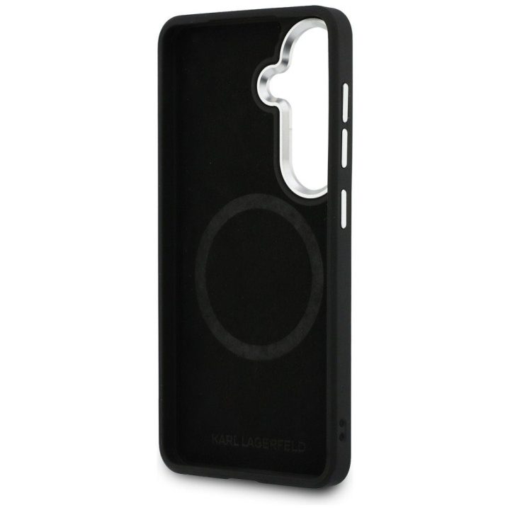 Telefono dėklas Samsung Galaxy S26+ MagSafe rudas Karl Lagerfeld