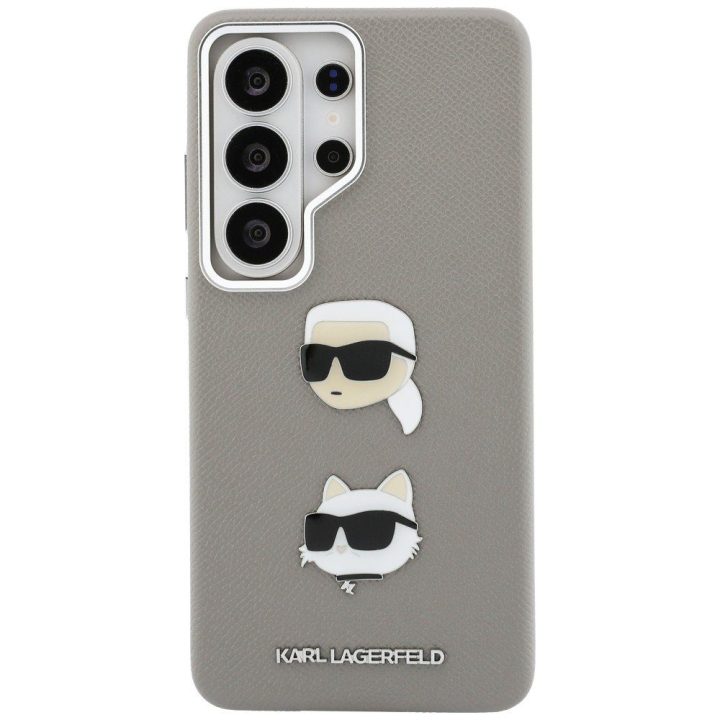 Dėklas Galaxy S26 Ultra sidabrinis Saffiano Karl Lagerfeld