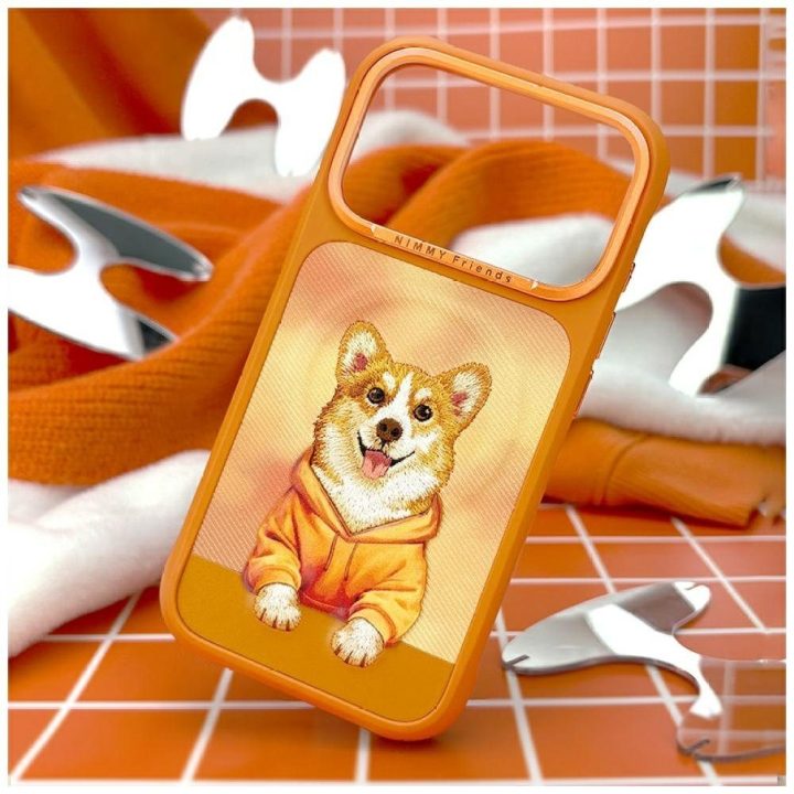 Telefono dėklas MagSafe oranžinis iPhone 17 Pro Nimmy