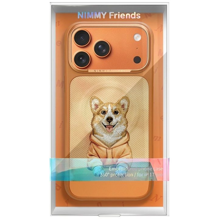 Telefono dėklas MagSafe oranžinis iPhone 17 Pro Nimmy