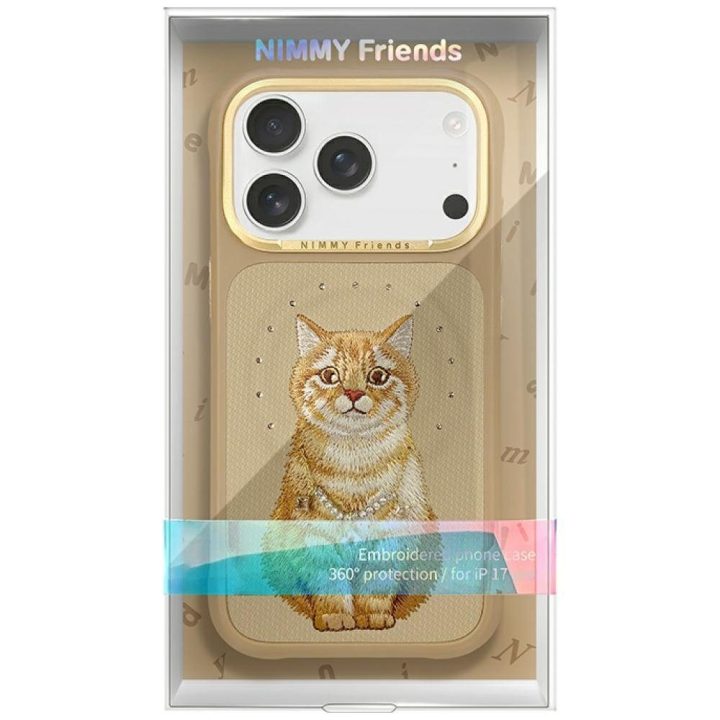 Telefonų dėklas MagSafe iPhone 17 Pro rudas Nimmy
