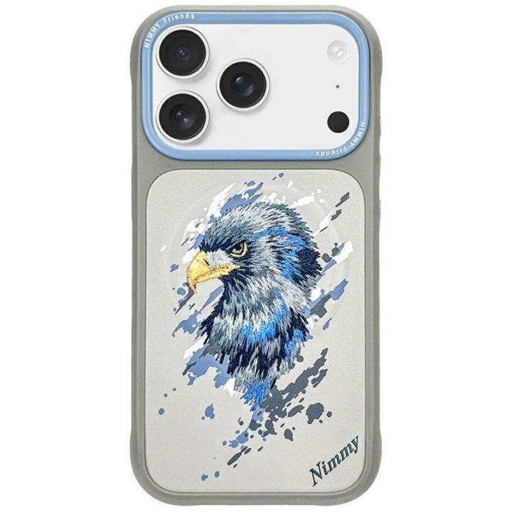 Dėklas iPhone 17 Pro Max pilkas su MagSafe Nimmy