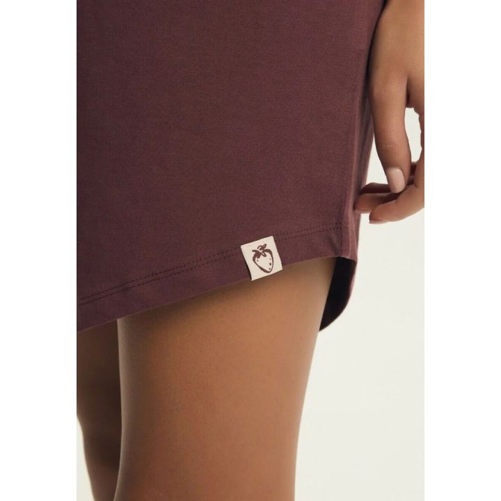 Moteriška naktinukė violetinė su kaspinu Evika