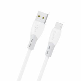 Kabelis USB-A–USB-C 5 A 1 m baltas Dudao