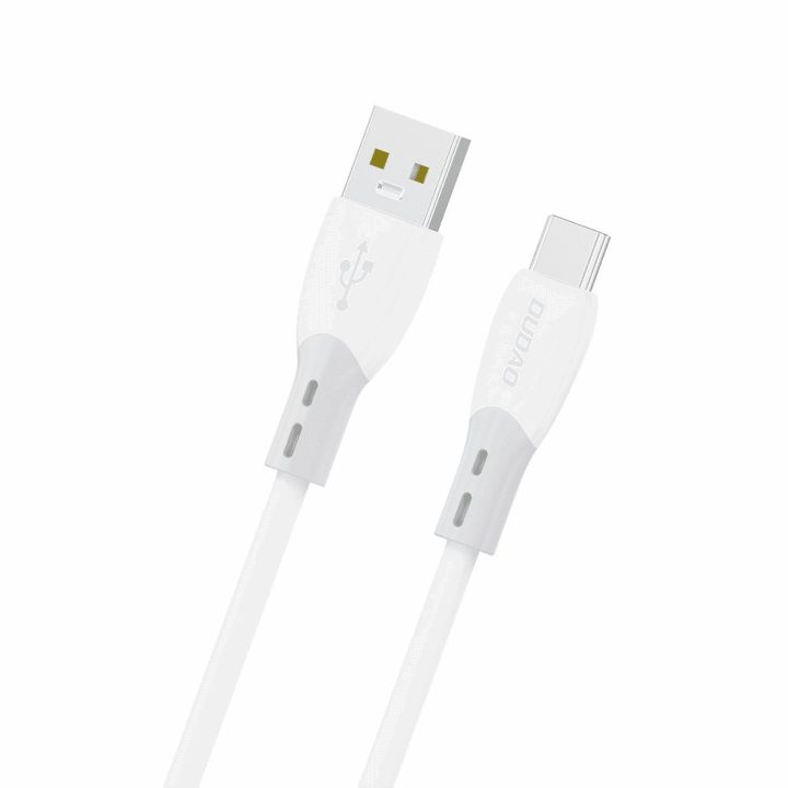 Kabelis USB-A–USB-C 5 A 1 m baltas Dudao