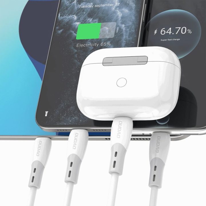 Kabelis USB‑C–USB‑C 60W Dudao