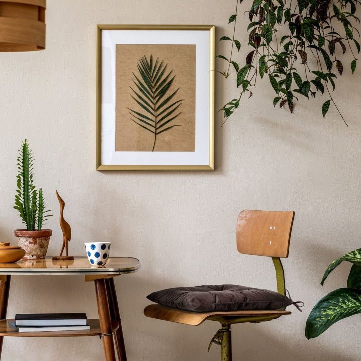 Kėdės pagalvėlė 40×40 cm tamsiai ruda ALEKSA