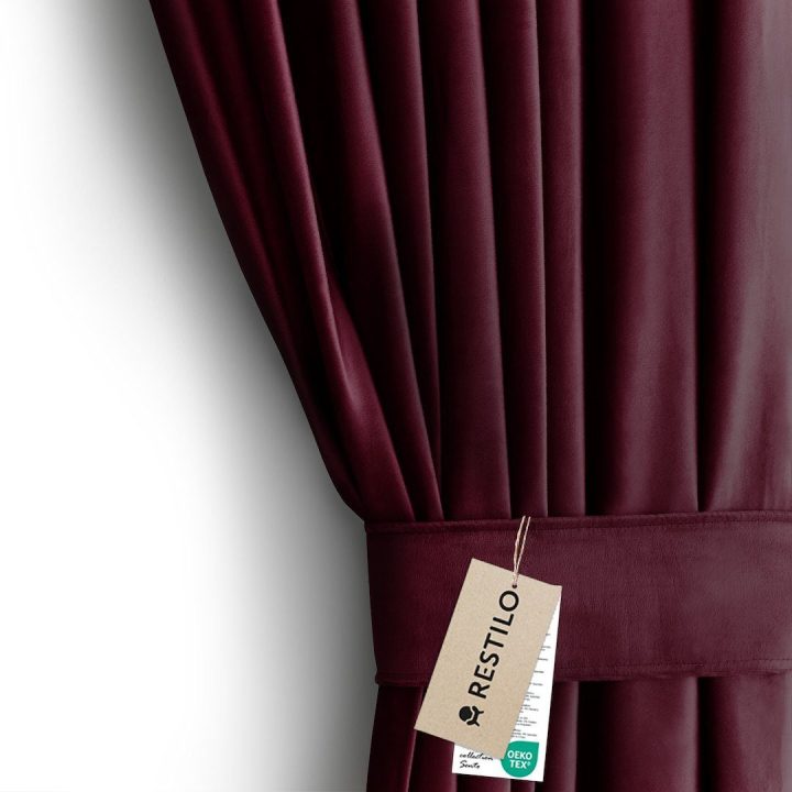 Užuolaida 140×270 cm bordo CURT