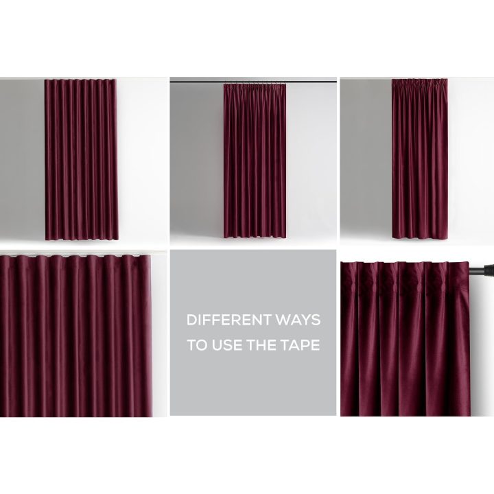 Užuolaida 140×270 cm bordo CURT