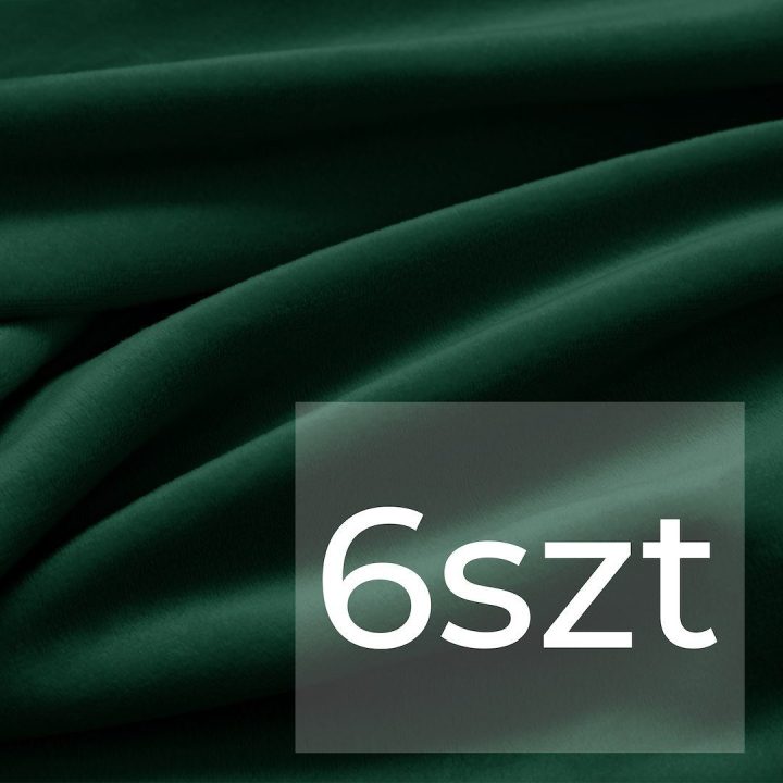 Užvalkalų komplektas 48×48 6 vnt tamsiai žalia