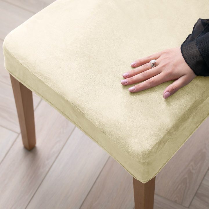 Užvalkalas 40×40+5 cm kreminės spalvos SENTO