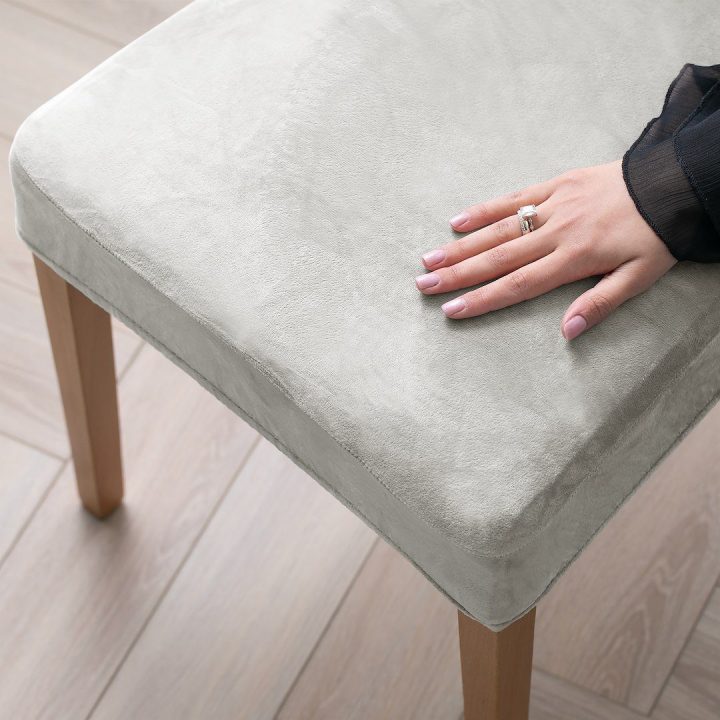Užvalkalas 40×40+5 cm sidabrinis SENTO SEAT