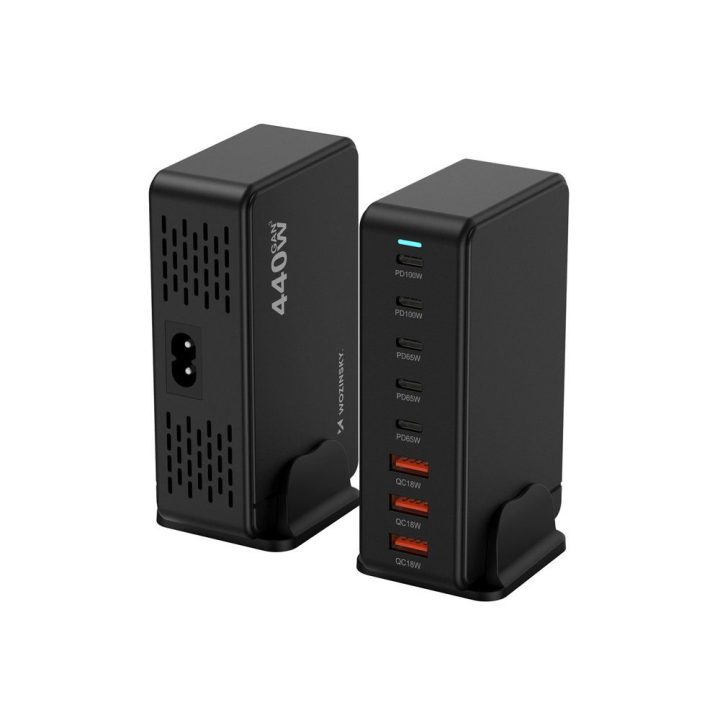 Įkroviklis QC3 440W juodas Wozinsky