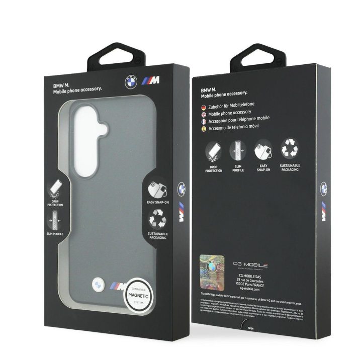 Kietasis dėklas Samsung Galaxy S26 su MagSafe juodas BMW