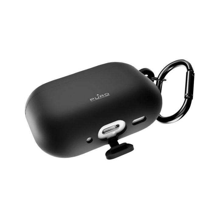 Dėklas AirPods Pro 3 silikoninis juodas Puro