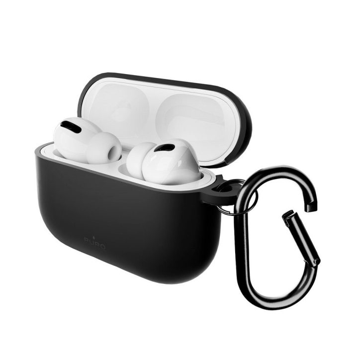 Dėklas AirPods Pro 3 silikoninis juodas Puro
