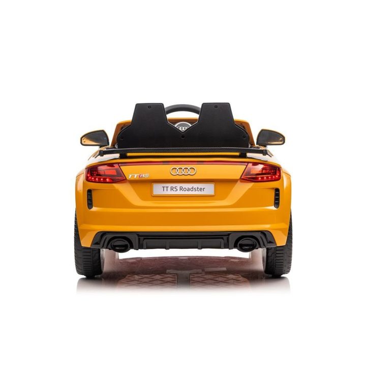 Vaikiška elektrinė mašina geltona Audi TTRS