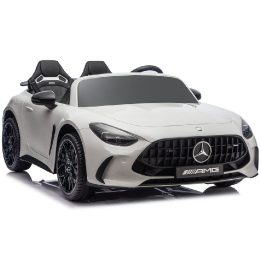 Vaikiškas elektrinis automobilis 24V, baltas Mercedes