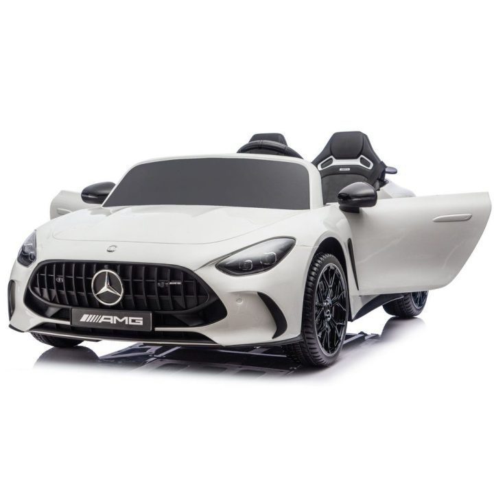 Vaikiškas elektrinis automobilis 24V, baltas Mercedes