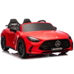 Vaikiškas elektrinis automobilis 24 V raudonas Mercedes