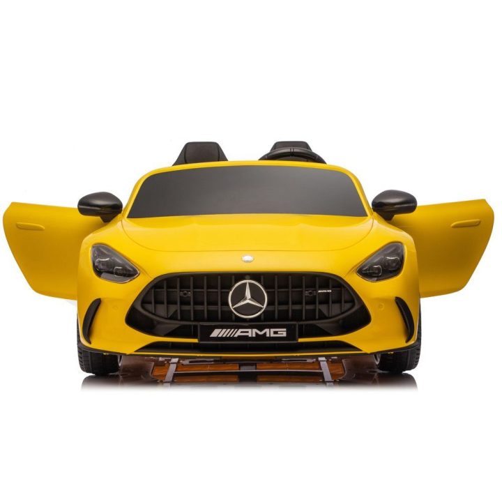Vaikiškas elektrinis automobilis 24V geltonas Mercedes GT63 AMG