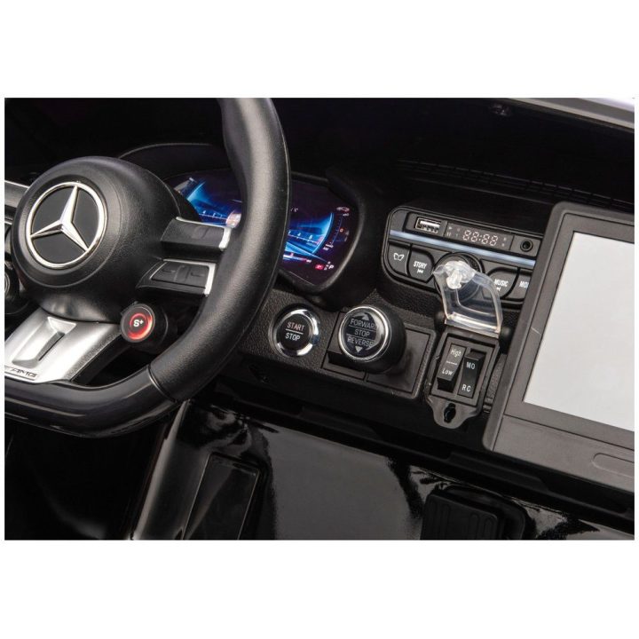 Vaikiška elektrinė mašinėlė 24V juoda Mercedes